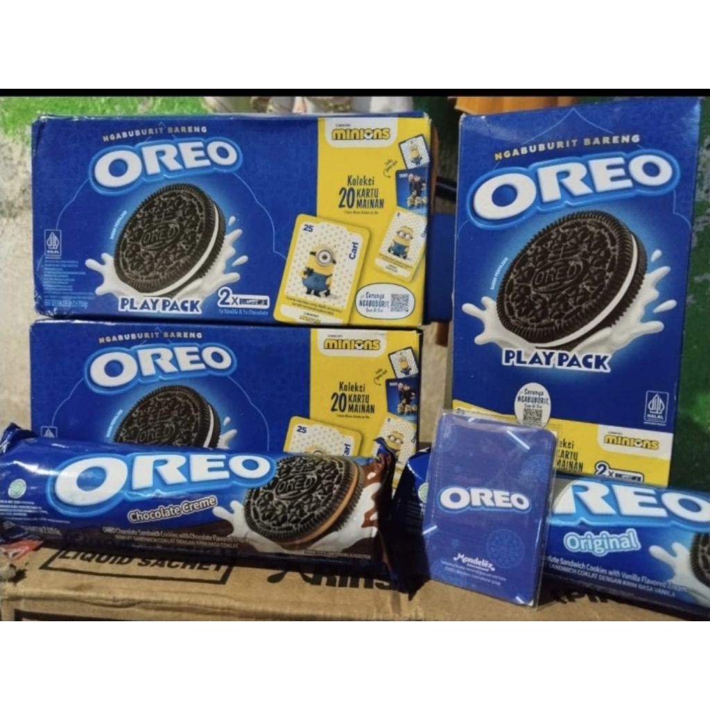 

OREO cream Coklat isi 2 pcs berat 119gr