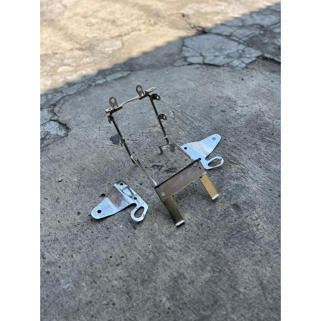 tralis pangkon lampu ninja SS pnp skok megapro tiger