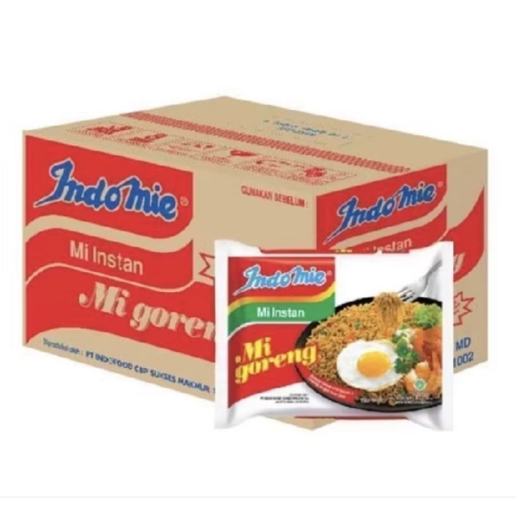 

Indomie Goreng 1 dus isi 40pcs