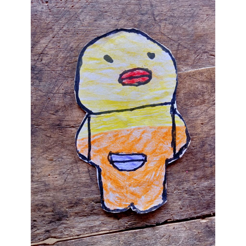 

Lukisan Bebek Karya anak Tk