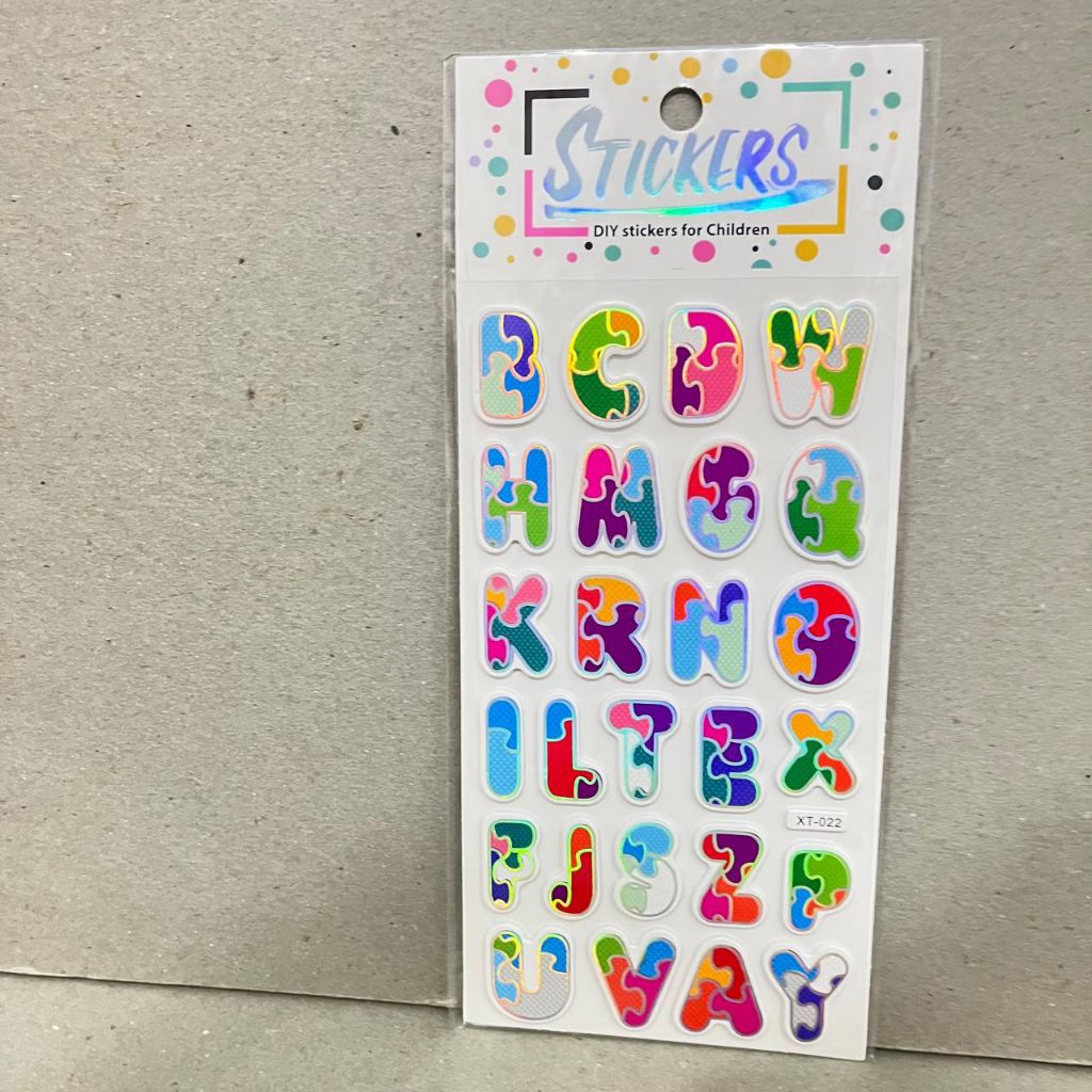 

Stiker Abjad Alfabet Angka Dekorasi dan Menghias