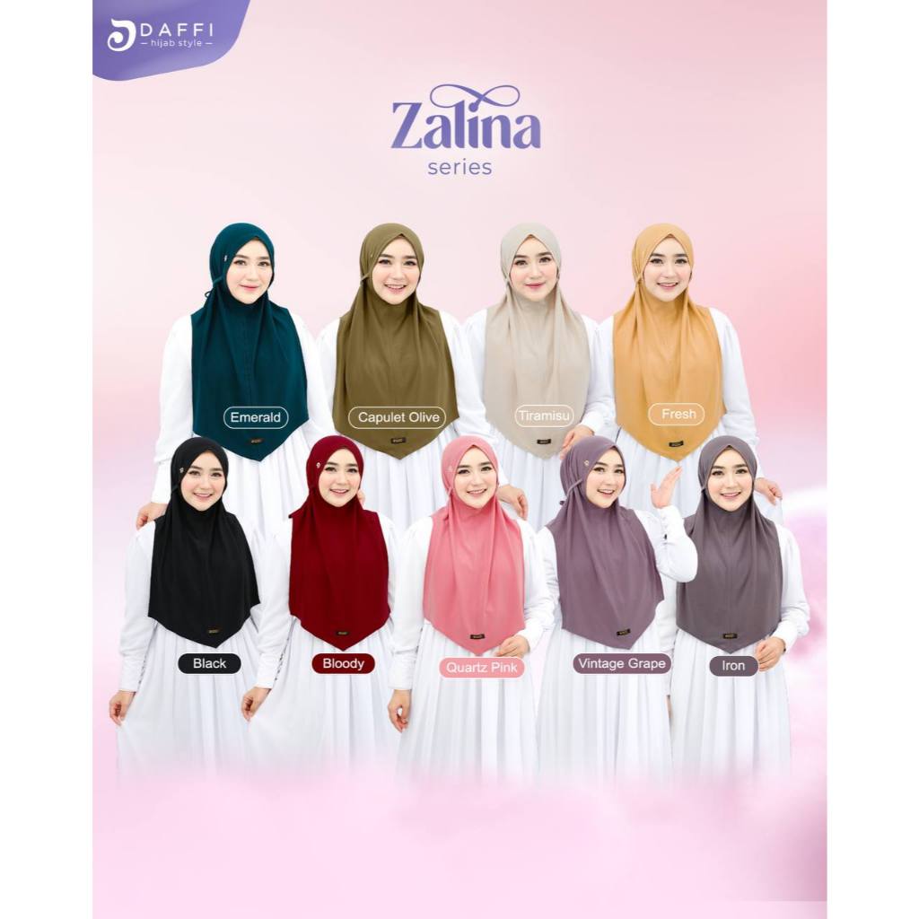 DAFFI ZALINA / HIJAB DAFFI / HIJAB INSTAN / DAFFI / ZALINA / HIJAB DEWASA / HIJAB BERGO / BERGO TALI