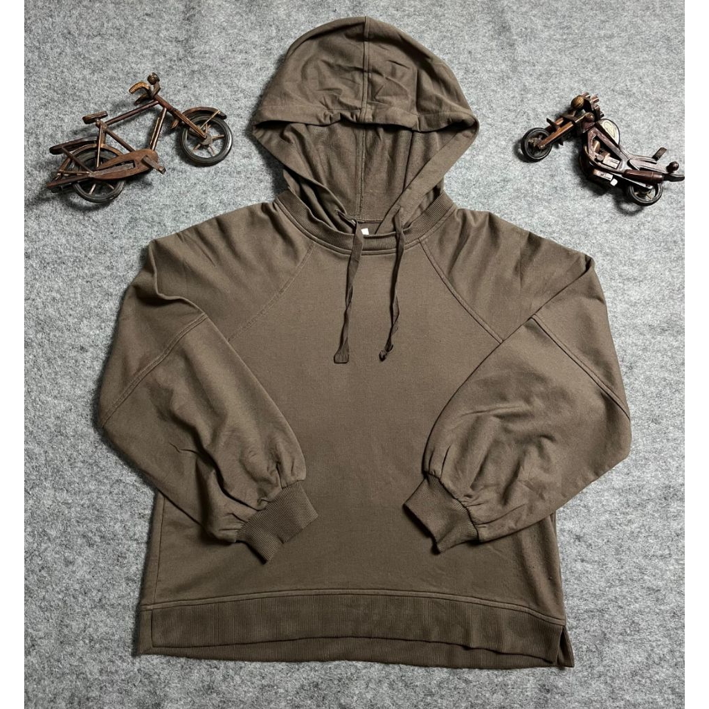 Hoodie Coklat Polos