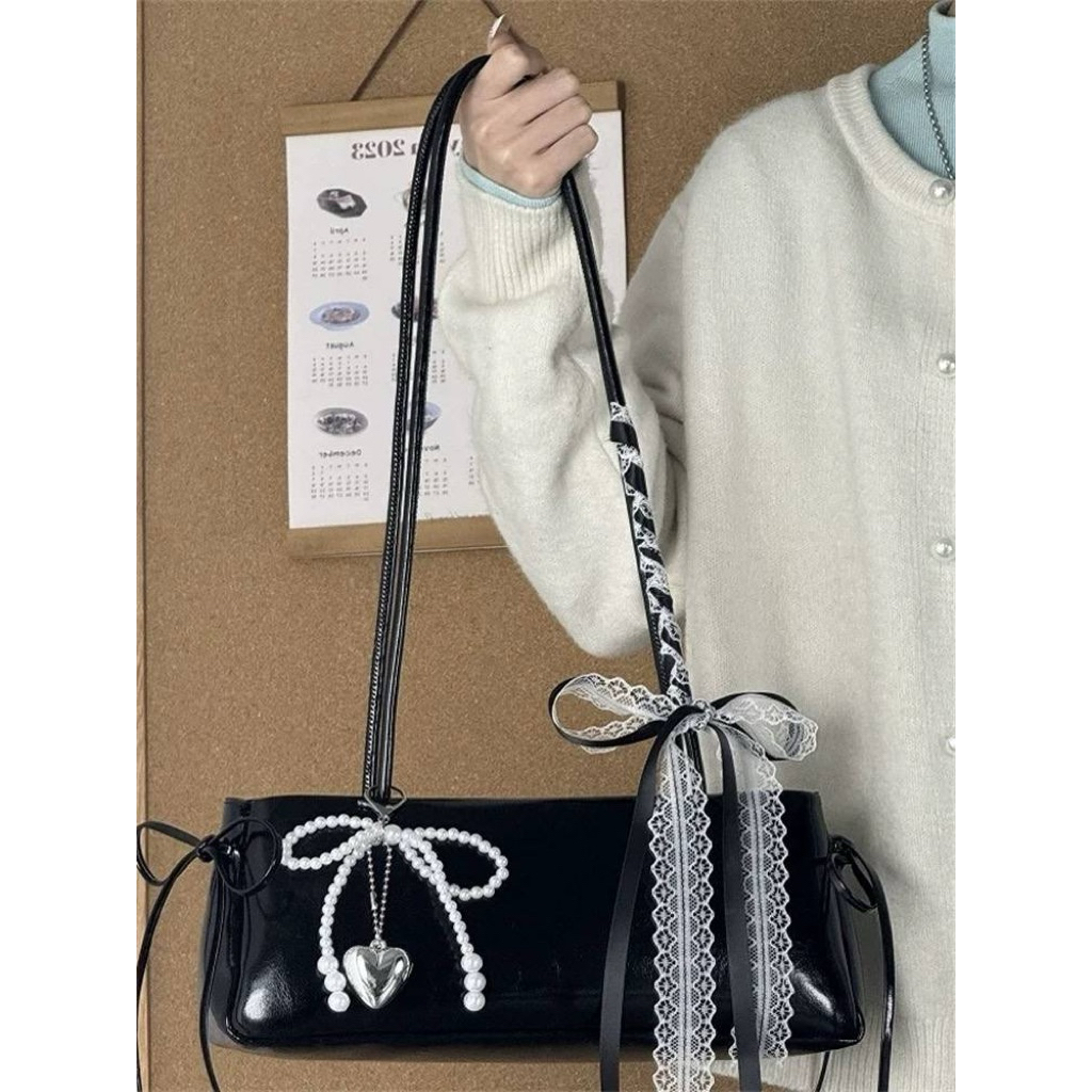 Tas Wanita Import Black Pita