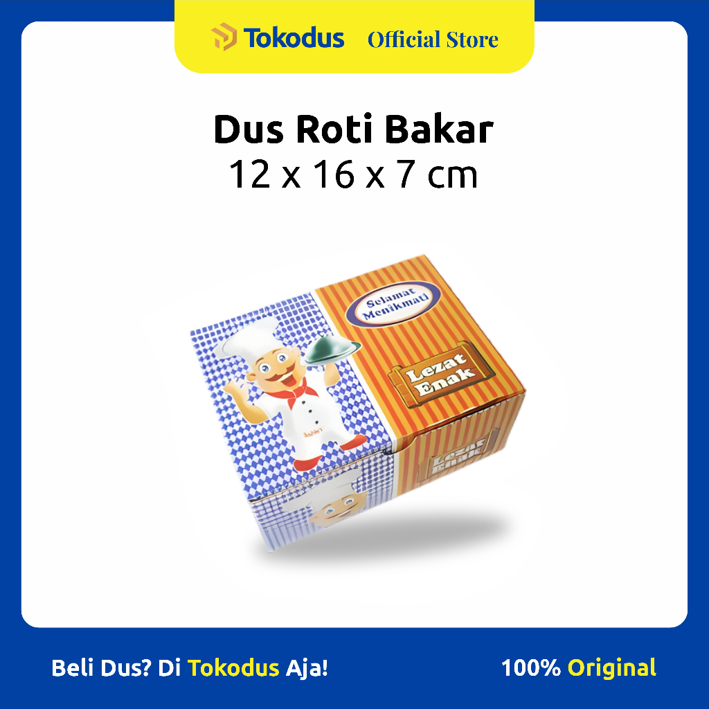 

Dus Roti Bakar / Dus Roti Bermotif uk 12 x 16 x 7 cm