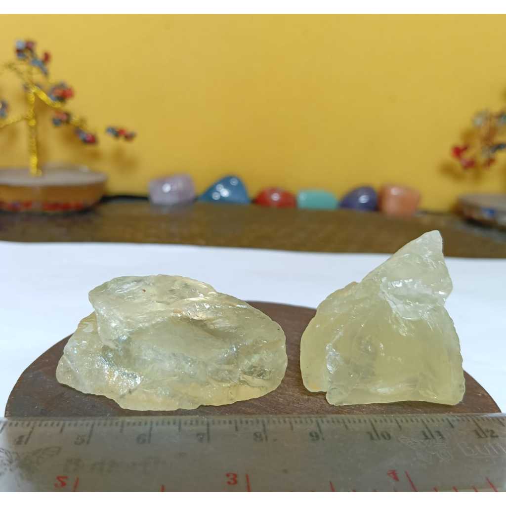 Natural Lemon Citrine Rough (10)