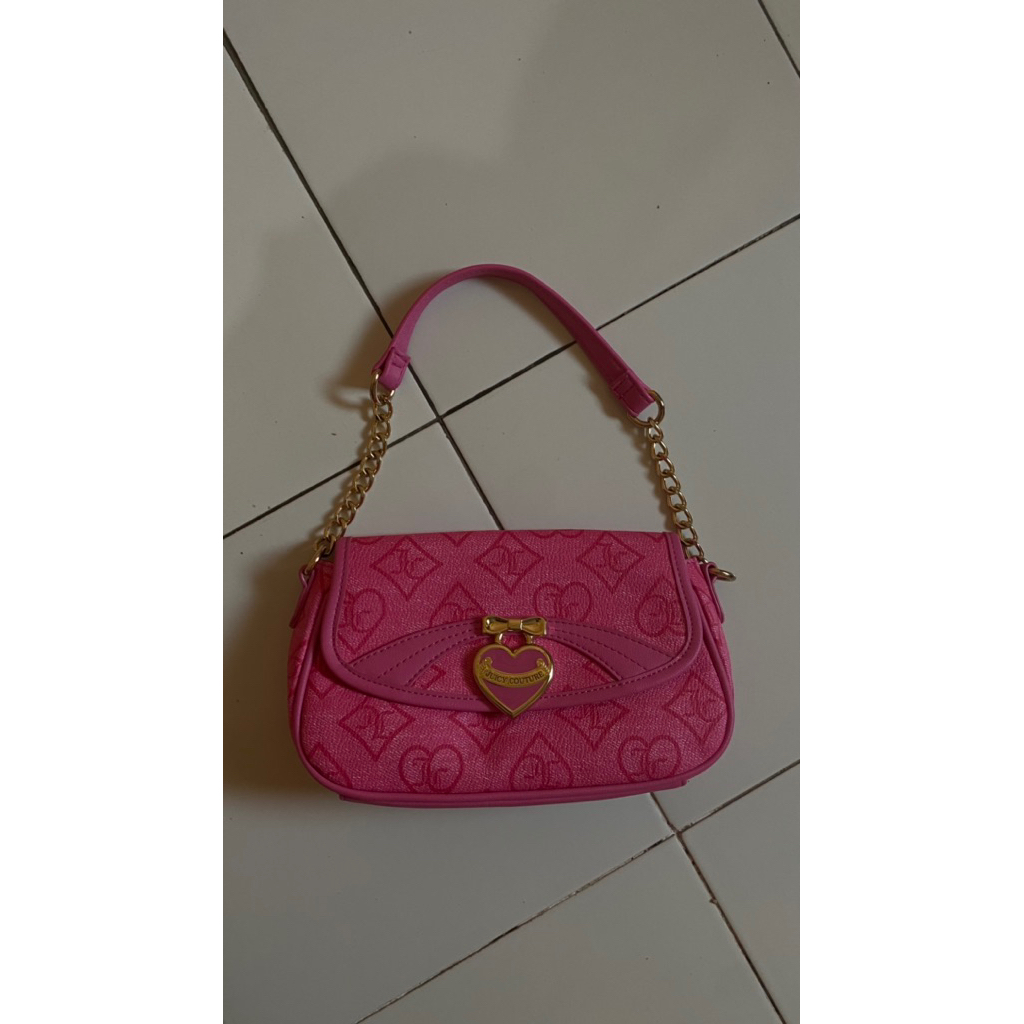 JUICY COUTURE NEW SHOULDER BAG LEATHER ORIGINAL AUTHENTIC