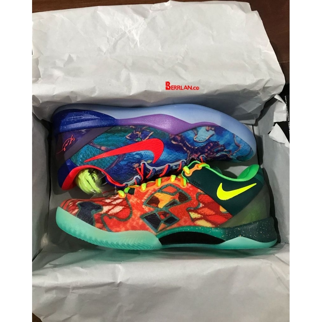 Nike Kobe VIII Protro What The Multicolor 100% Original
