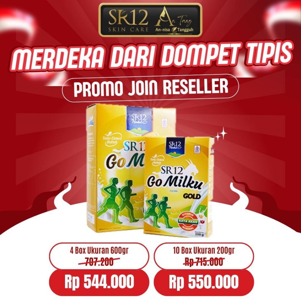 

Paket Susu GoMilku Gold SR12 | Susu Kambing Etawa Asli | Susu Untuk Tulang | Susu Anti Kanker