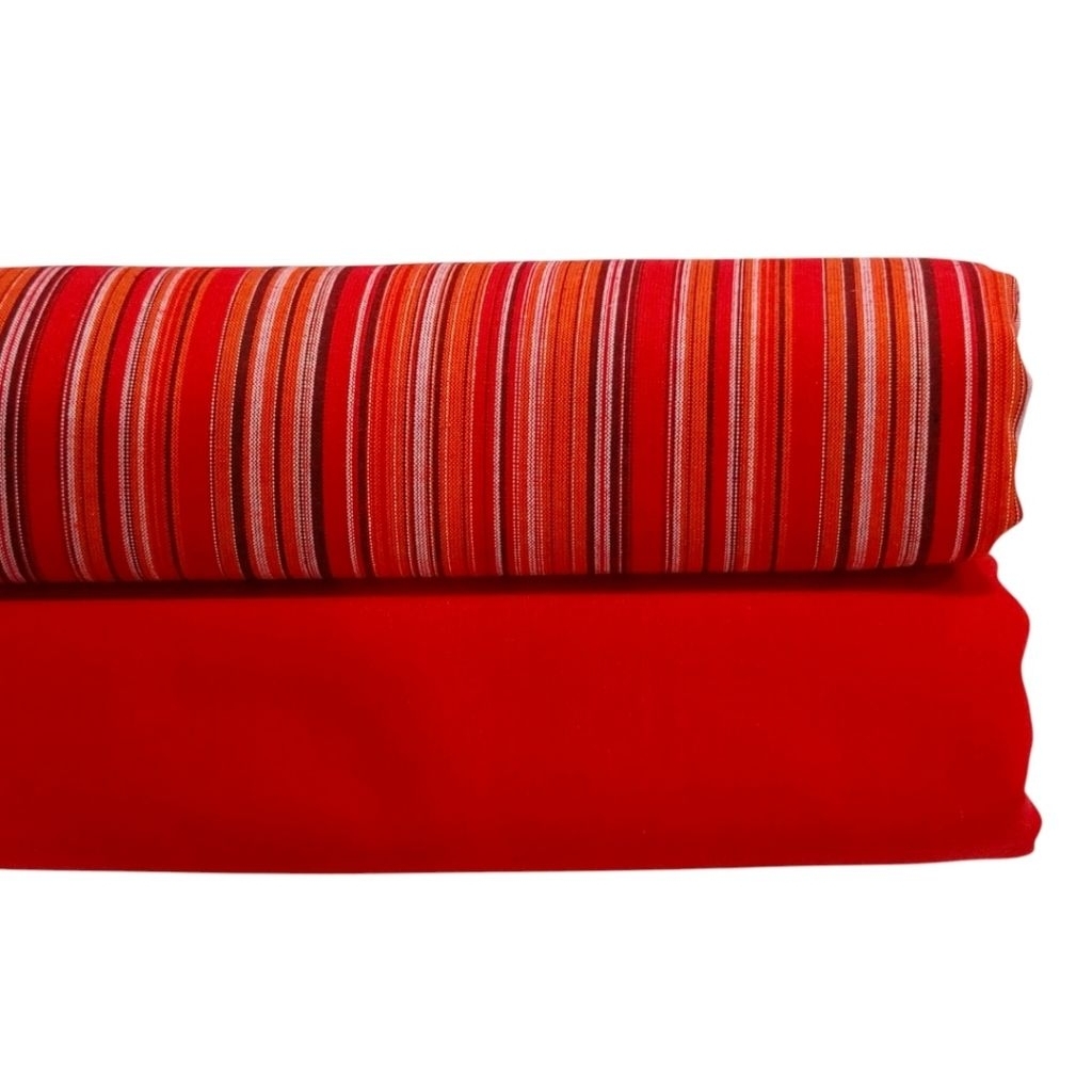 Kain Tenun Lurik Jogja Klaten Merah Klasik Toraja Prasojo