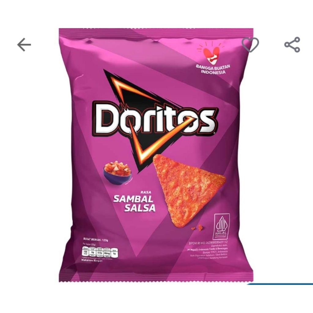 

Doritos sambal salsa 120g