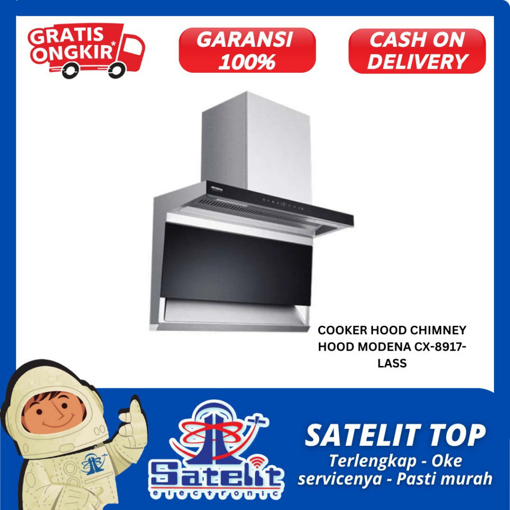 COOKER HOOD CHIMNEY HOOD MODENA CX-8917-LASS
