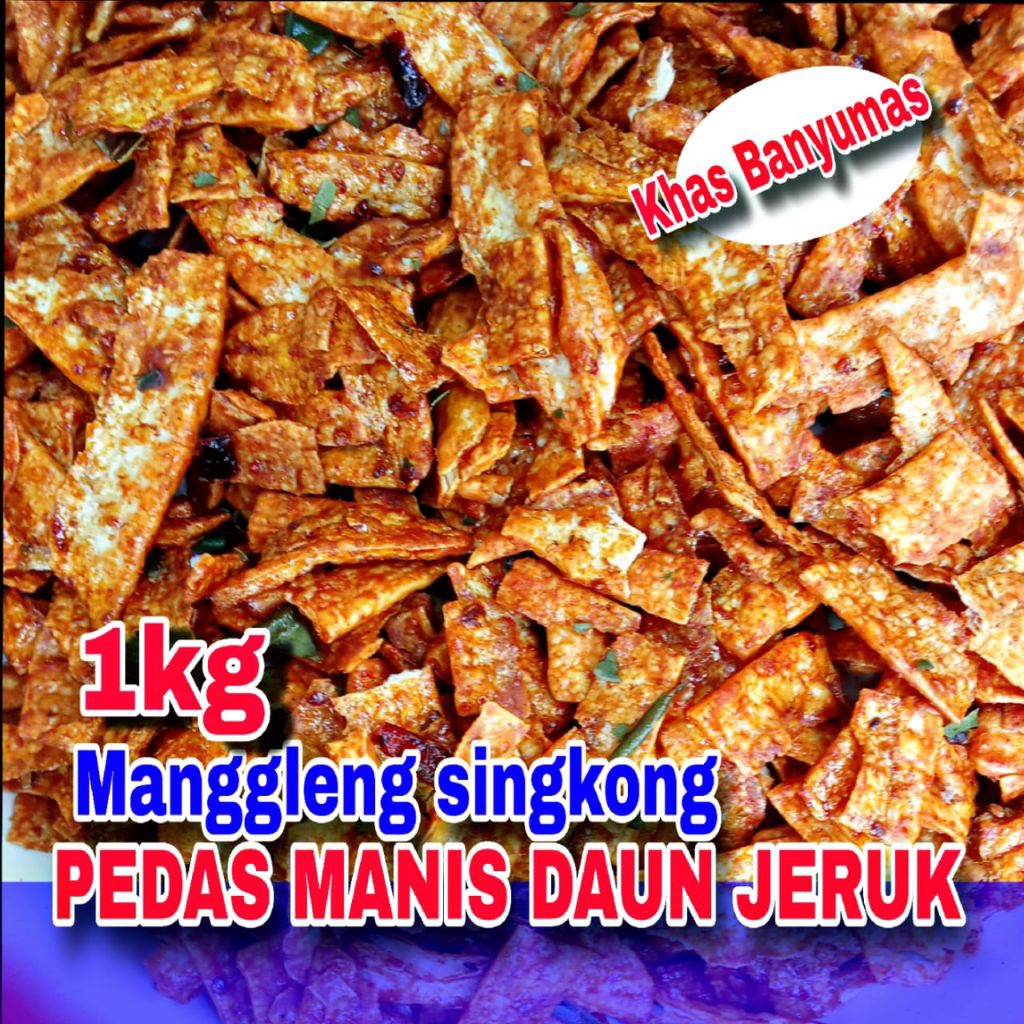 

Keripik singkong pedas manis Daun jeruk/keripik balket singkong/manggleng manis