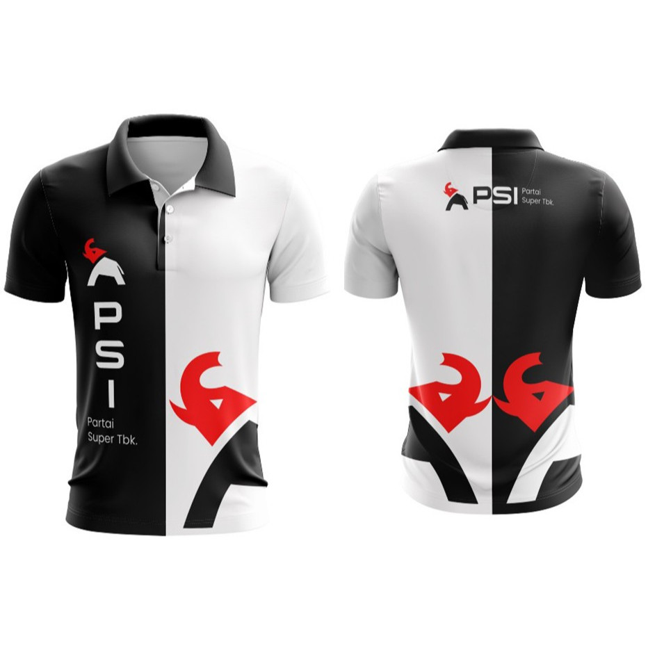 Kaos PSI terbaru 2025  Polo Partai Super Tbk New logo - Kaos Berkerah Polo PSI