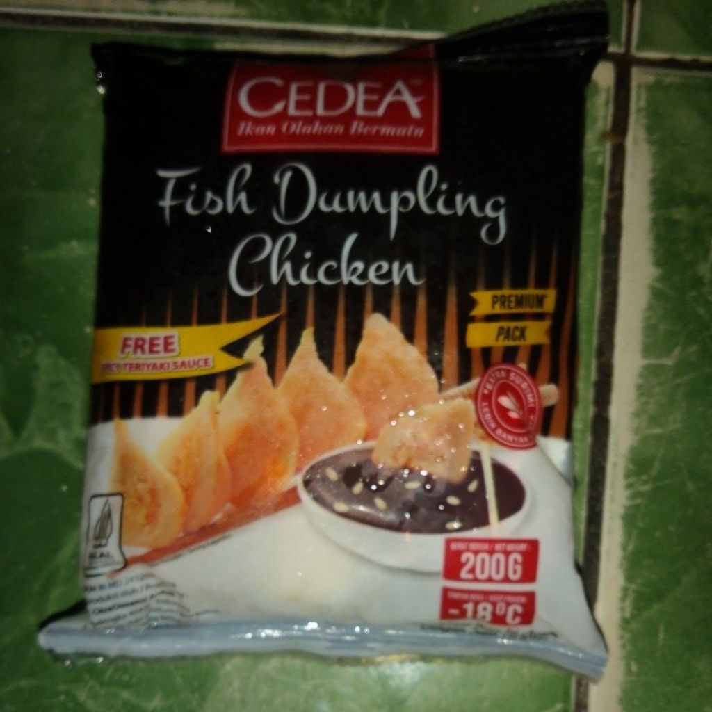 

fish dumpling chicken cedea 200gram