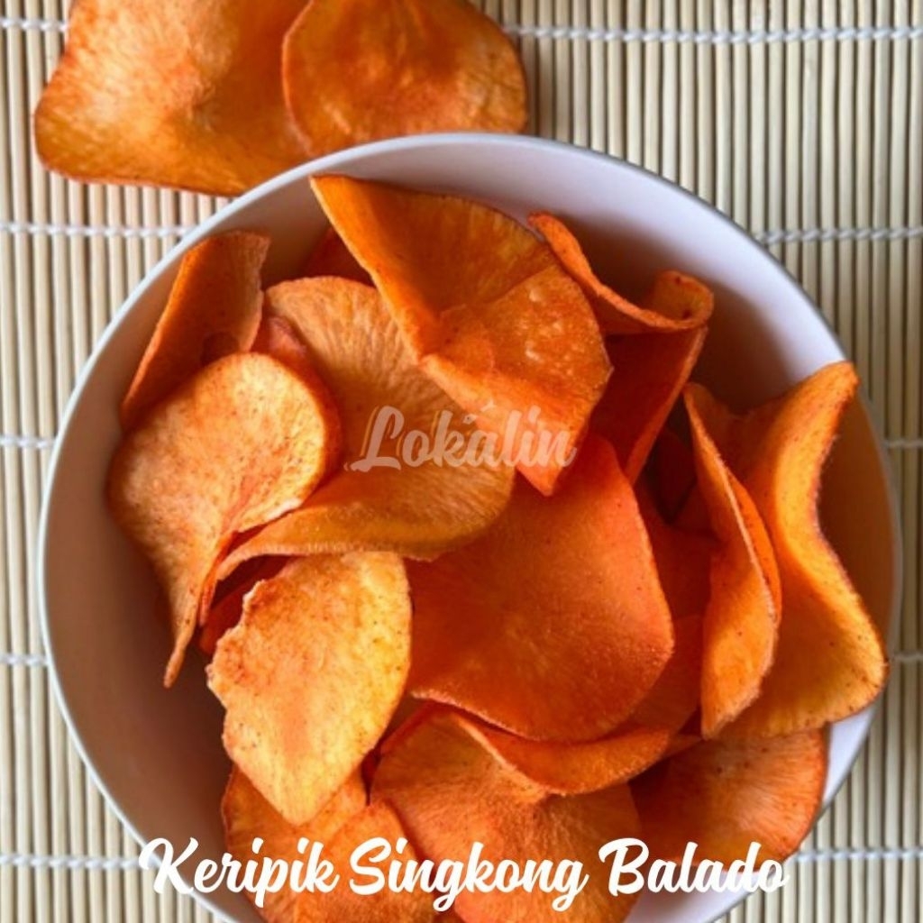 

Keripik Ubi / Keripuk Ubi balado 1Kg | Enak dan Renyah
