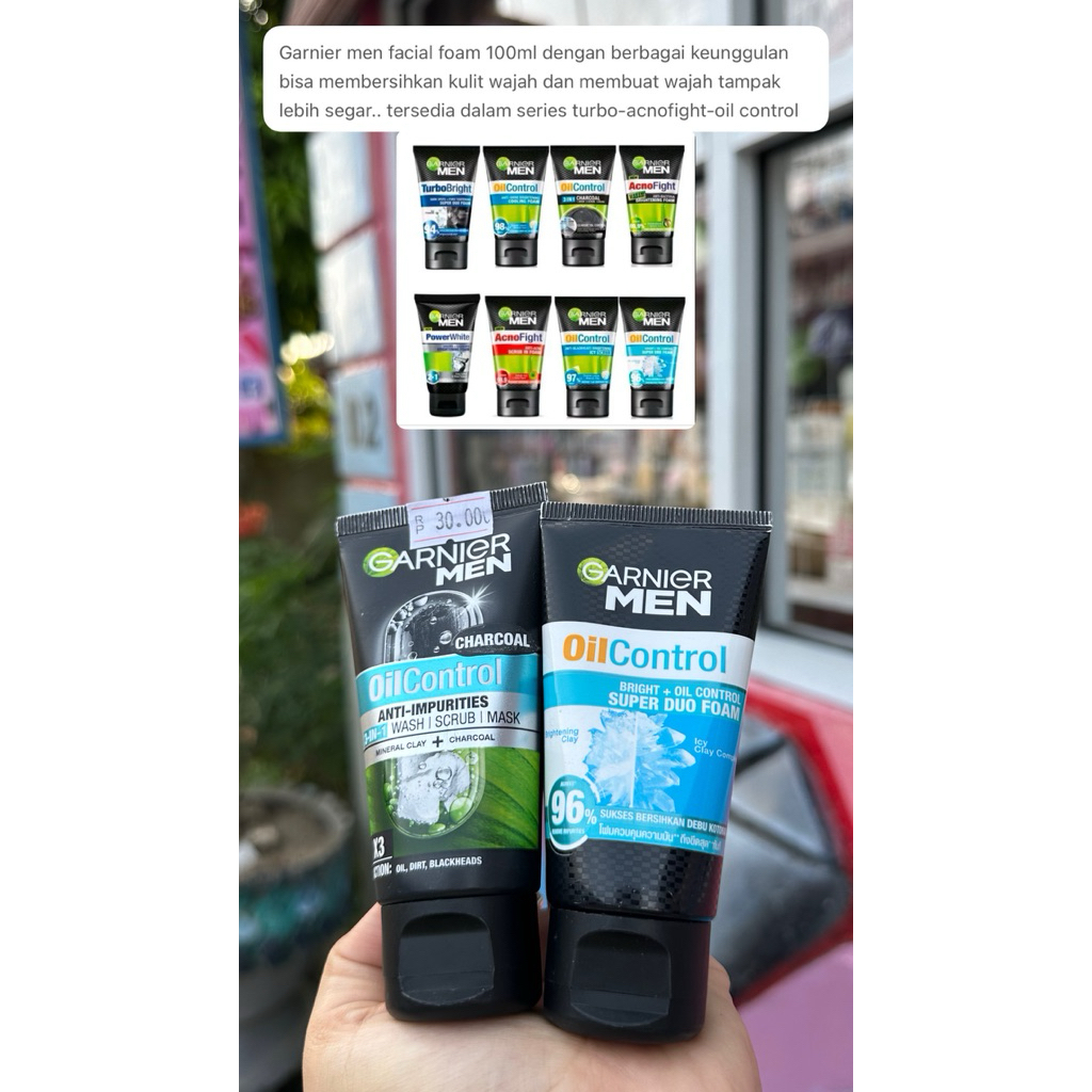 Garnier Men Power White Super Duo Facial Foam | Garnier Men Facial Foam