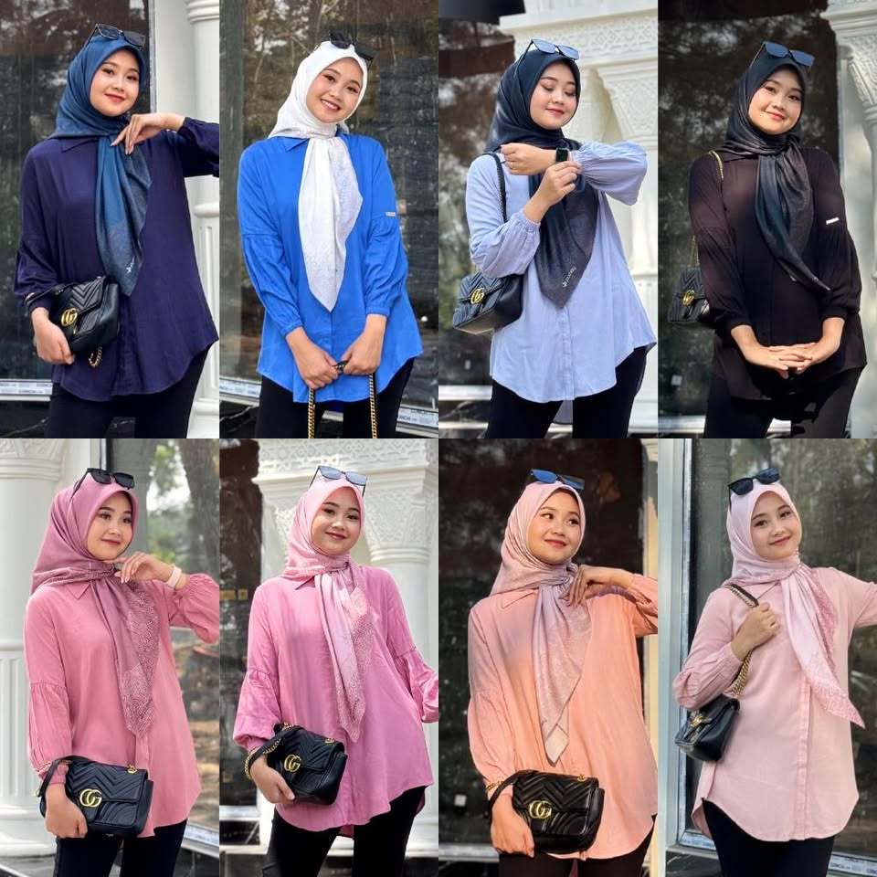 Tunik Sahara By Journey Scarves Original Atasan Bahan Rayon