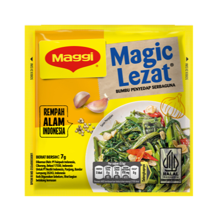 

Maggi Magic Lezat 7g | Bumbu Penyedap Rasa Praktis Sachet untuk Masakan Harian