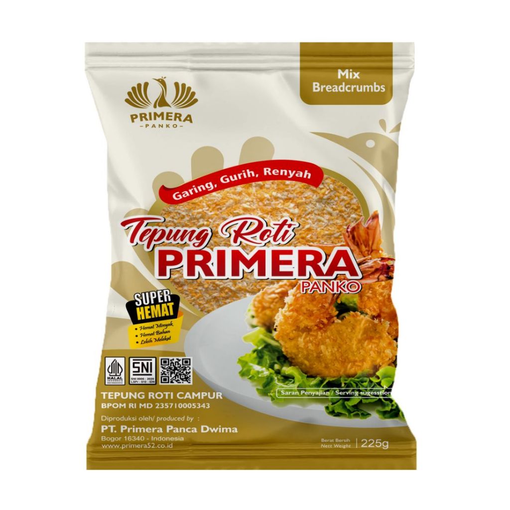 

PRIMERA PANKO Tepung Roti Ekono Mix/Campur 225g