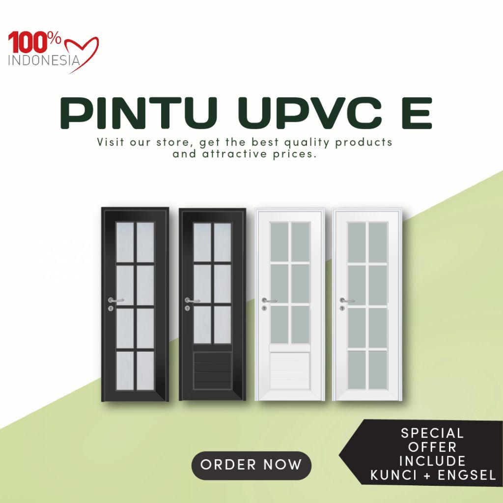 PINTU PLATINUM UPVC TYPE E