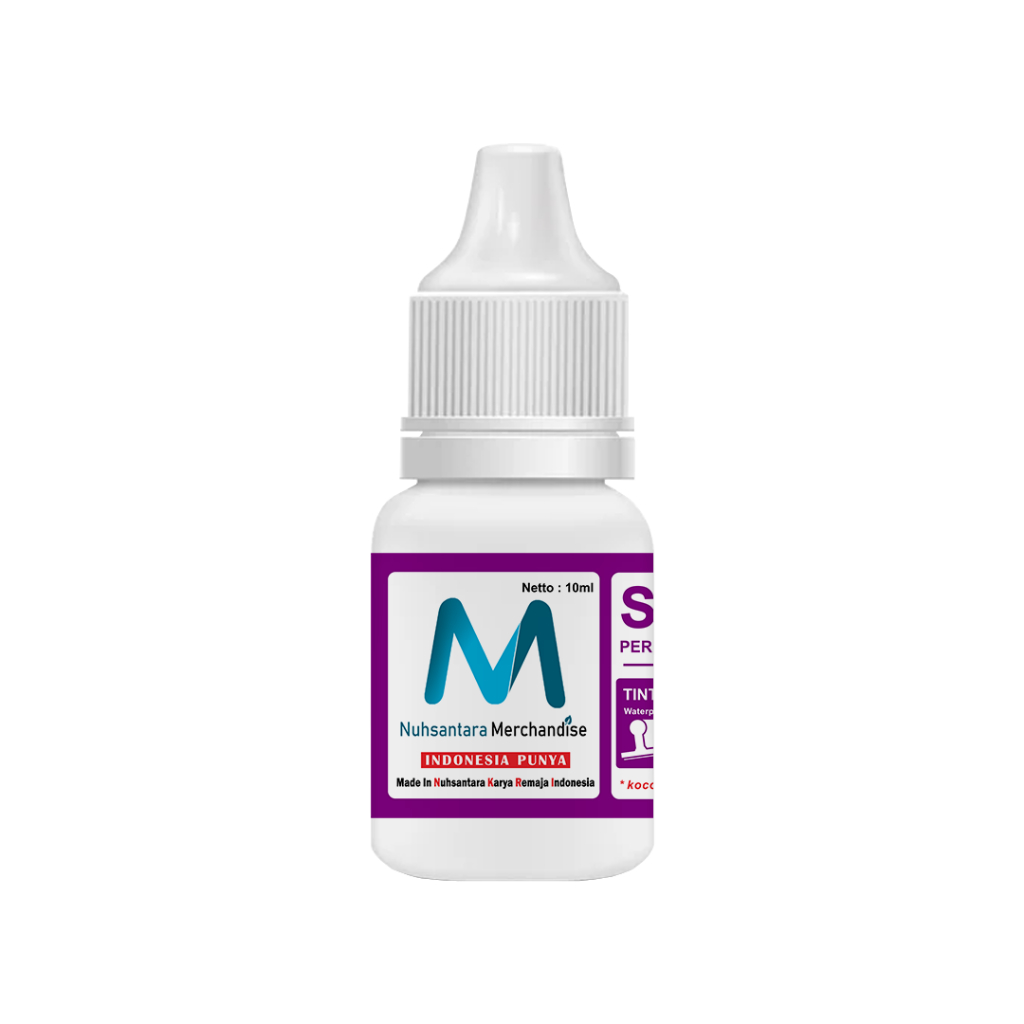 

[COBA] TINTA STEMPEL PERMANENT FLASH 10ML WARNA UNGU