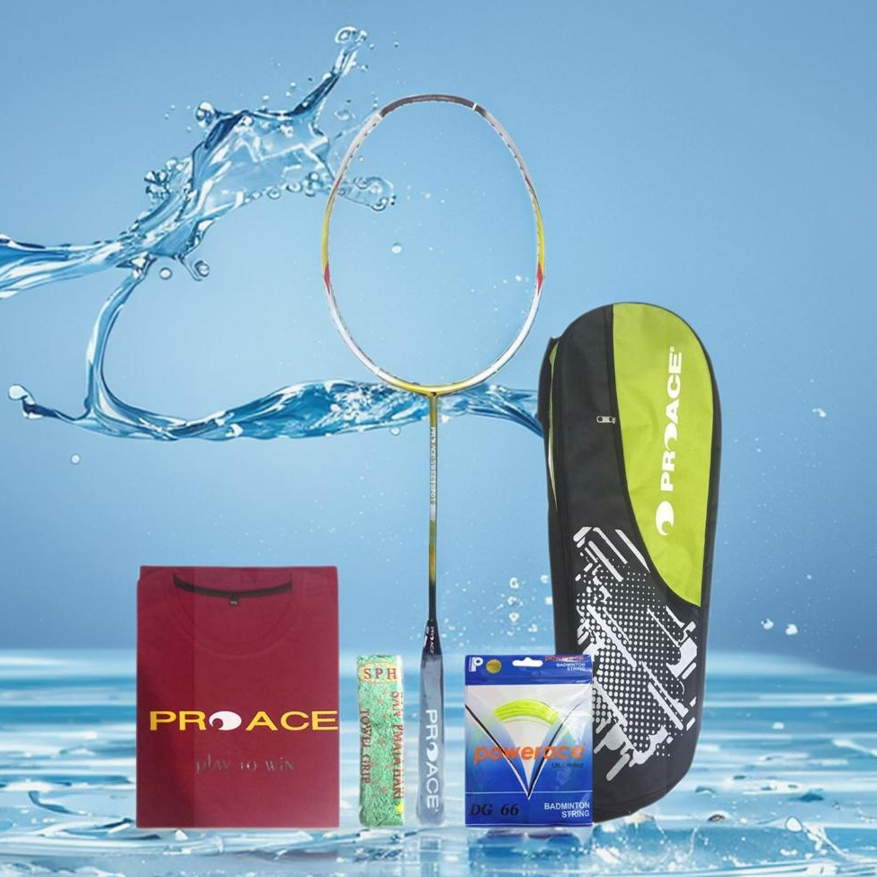 Raket ProAce Sweetspot 3000 Bonus Komplit Raket Badminton Pro Ace Sweet spot 3000