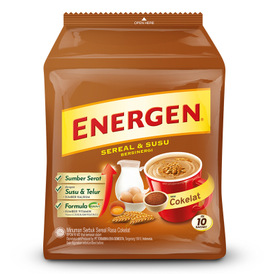 

ENERGEN Minuman Sereal Cokelat 10 pcs / ENERGEN BOX Energen Minuman Sereal Cokelat 10 x 30 g