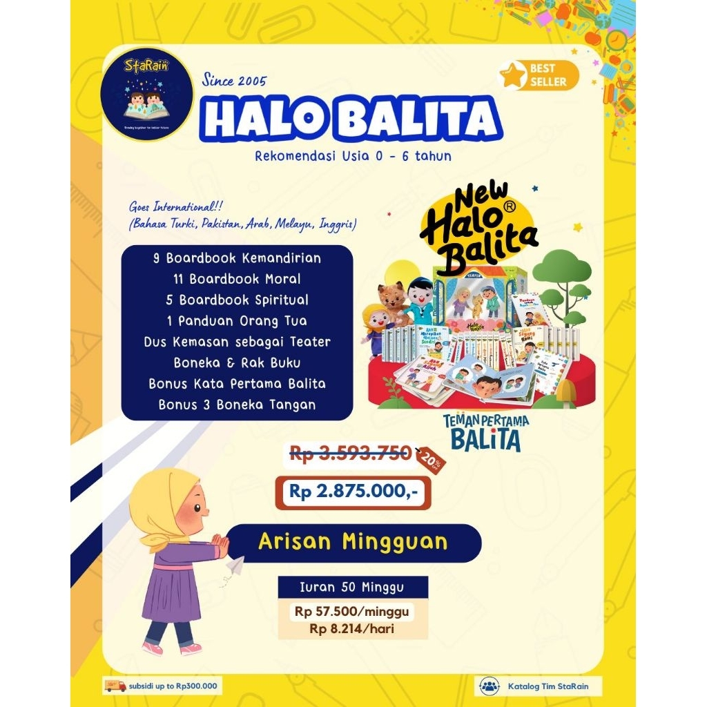 

Buku Premium Bergizi Halo Balita