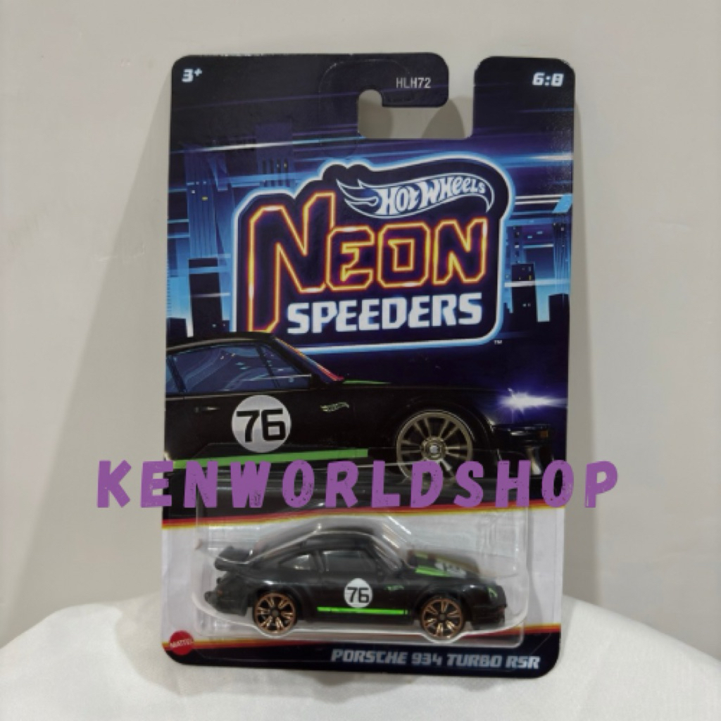 Hot Wheels Neon Speeders Porsche 934 Turbo RSR