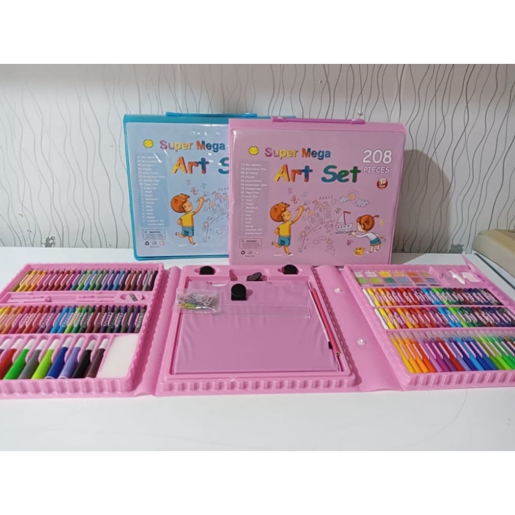 

SUPER MEGA ART SET 208 PIECES