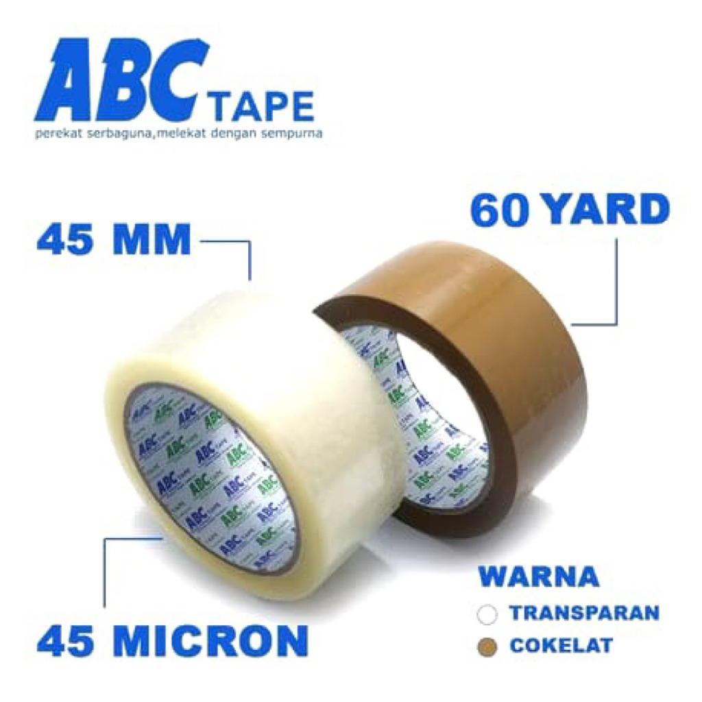 

Lakban Bening Coklat 45mmx60yard | Lakban Coklat | Lakban Bening