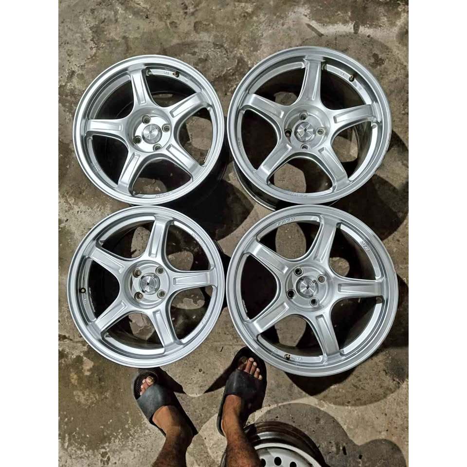 VELG MOBIL RACING SSR RING 17 LEBAR 7,5 LUBANG BAUT PCD 4X100 PELEK