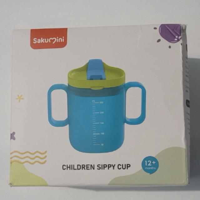 Botol plastik training cup sippy cup 250ml plastik