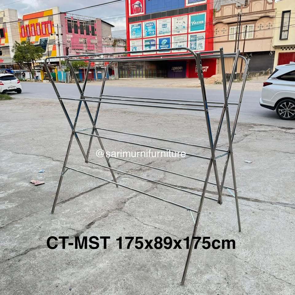 Jemuran Pakaian MST-P12 Stainless 175x89x175cm