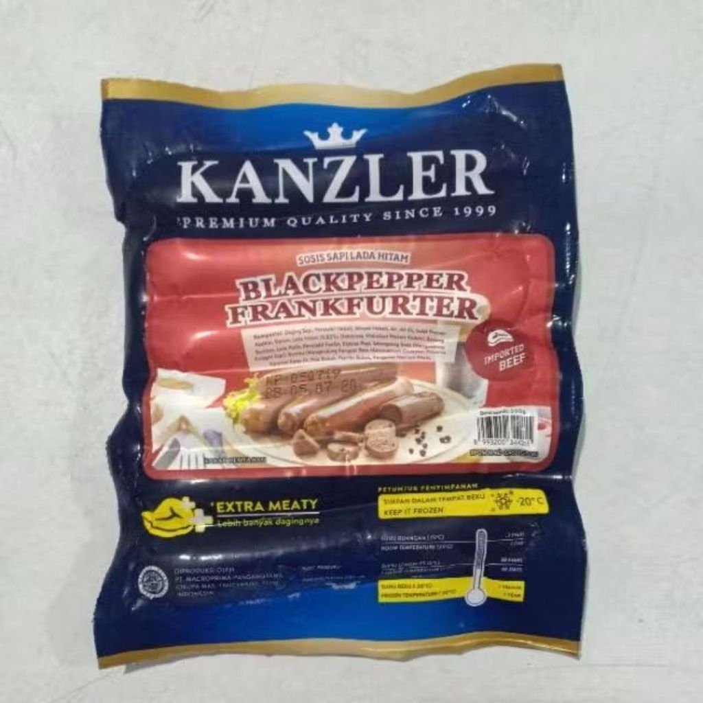 

KANZLER Black pepper frank 300gram