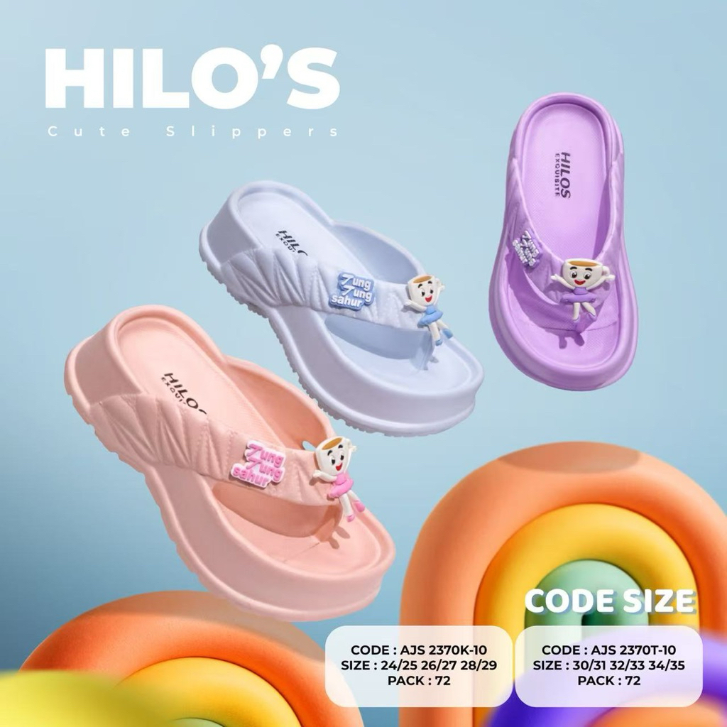 Sandal jepit anak Ballerina Cappucina 2370 - sandal anak jepit anak cewek - sandal anak cewek viral 