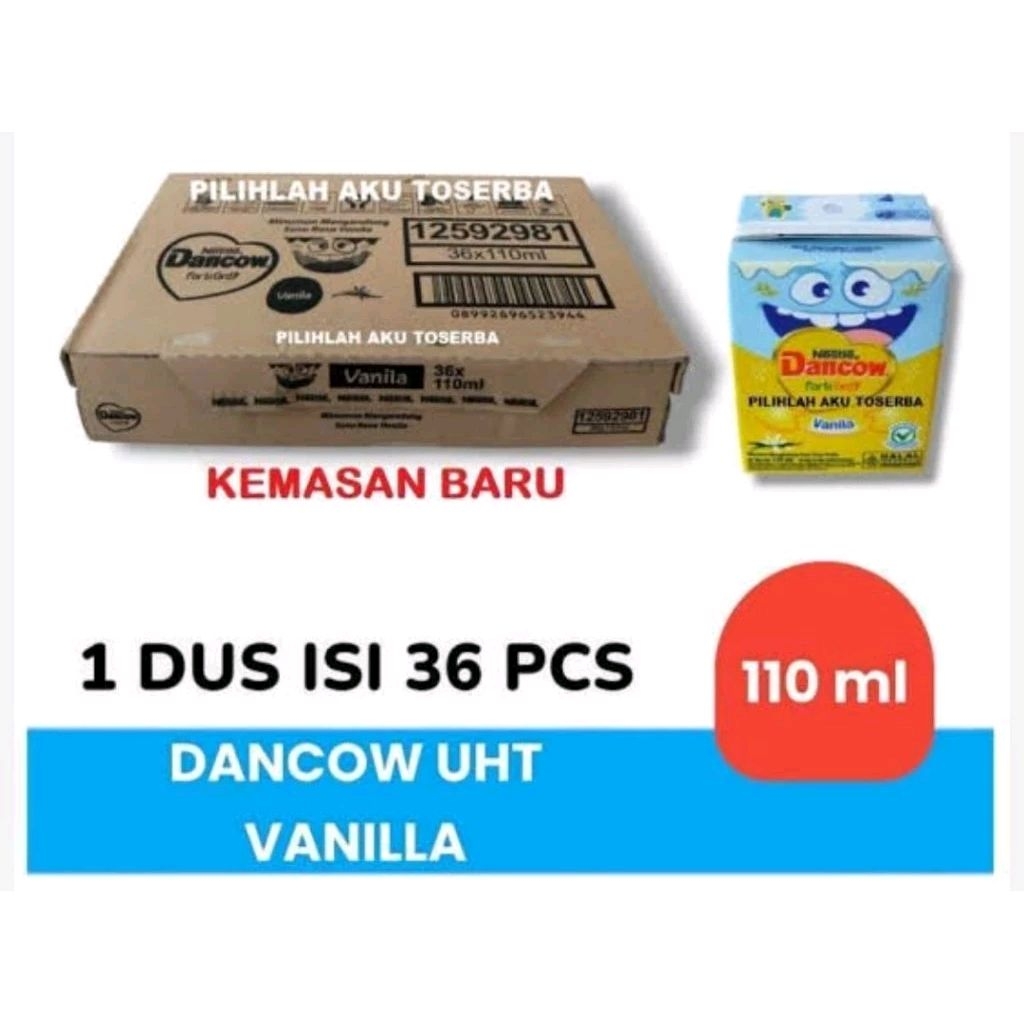 

DANCOW UHT VANILA 110ml isi 36