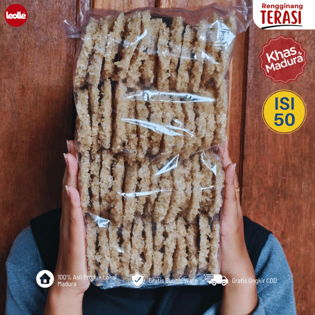 

Rengginang Mentah Terasi Khas MADURA Asli Rangginang Ketan Makanan Ringan Cemilan Gurih Camilan Enak Renyah