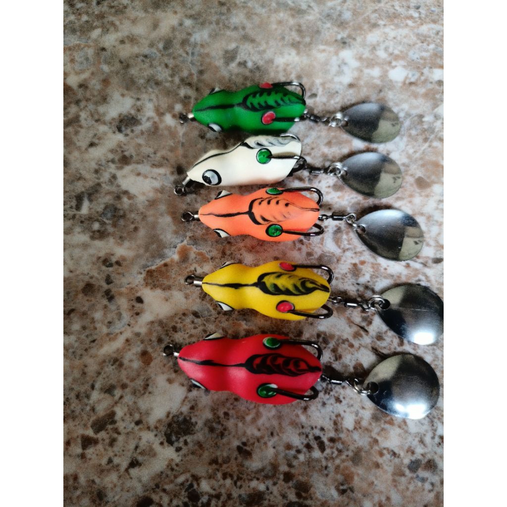 umpan pancing sofrog 3 cm pipih