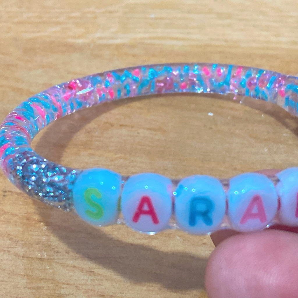 Gelang NAMA Tosca Pink Series Size Bayi Anak Dewasa Isian Manik