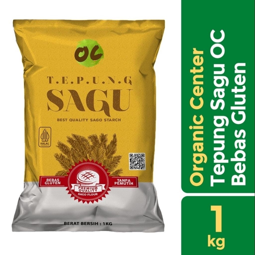 

TEPUNG SAGU - 1 KG | Organic Center GLUTEN FREE Sago Flour