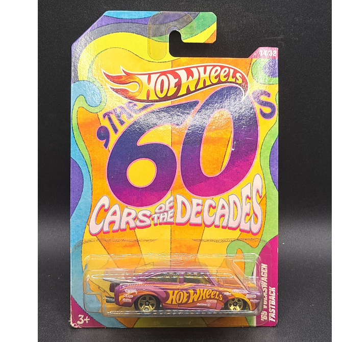 2012 Hot Wheels – ‘65 Volkswagen VW Fastback - The 60s Cars Of The Decades (G1)