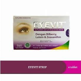 Eyevit Tablet STRP 6 Tablet / Suplemen Vitamin Mata / Eyevit