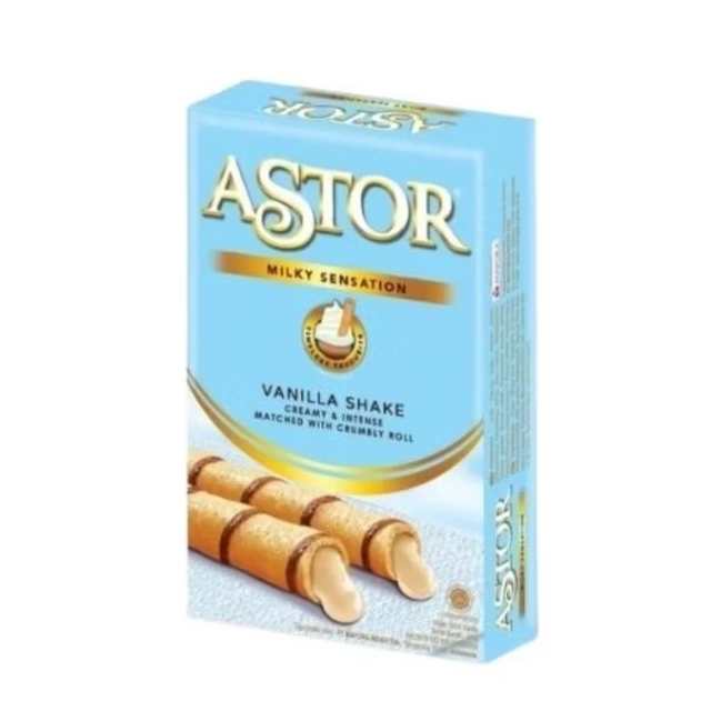 

Astor Wafer Stick Skinny Roll Vanilla Shake 40g