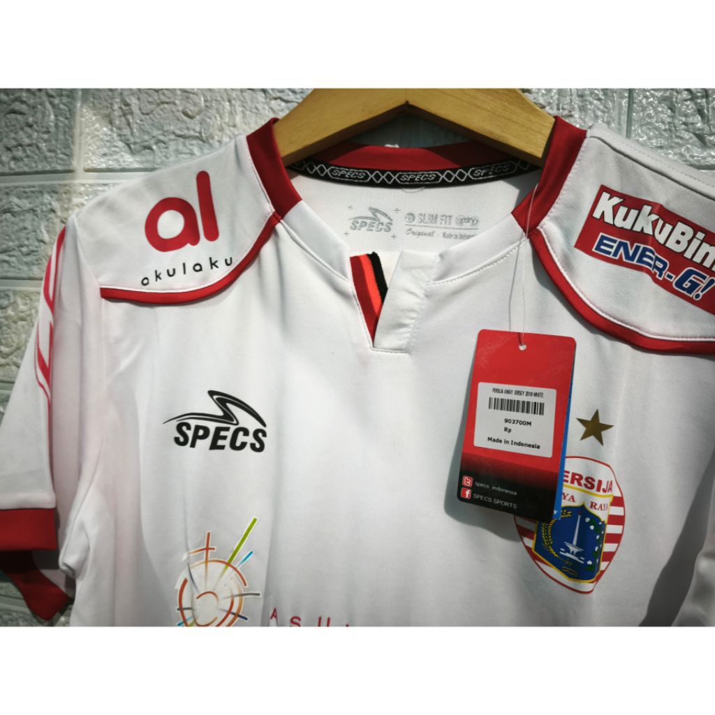 Jersey Original / Baju Bola Asli Persija Jakarta Away 2018 by apparel specs