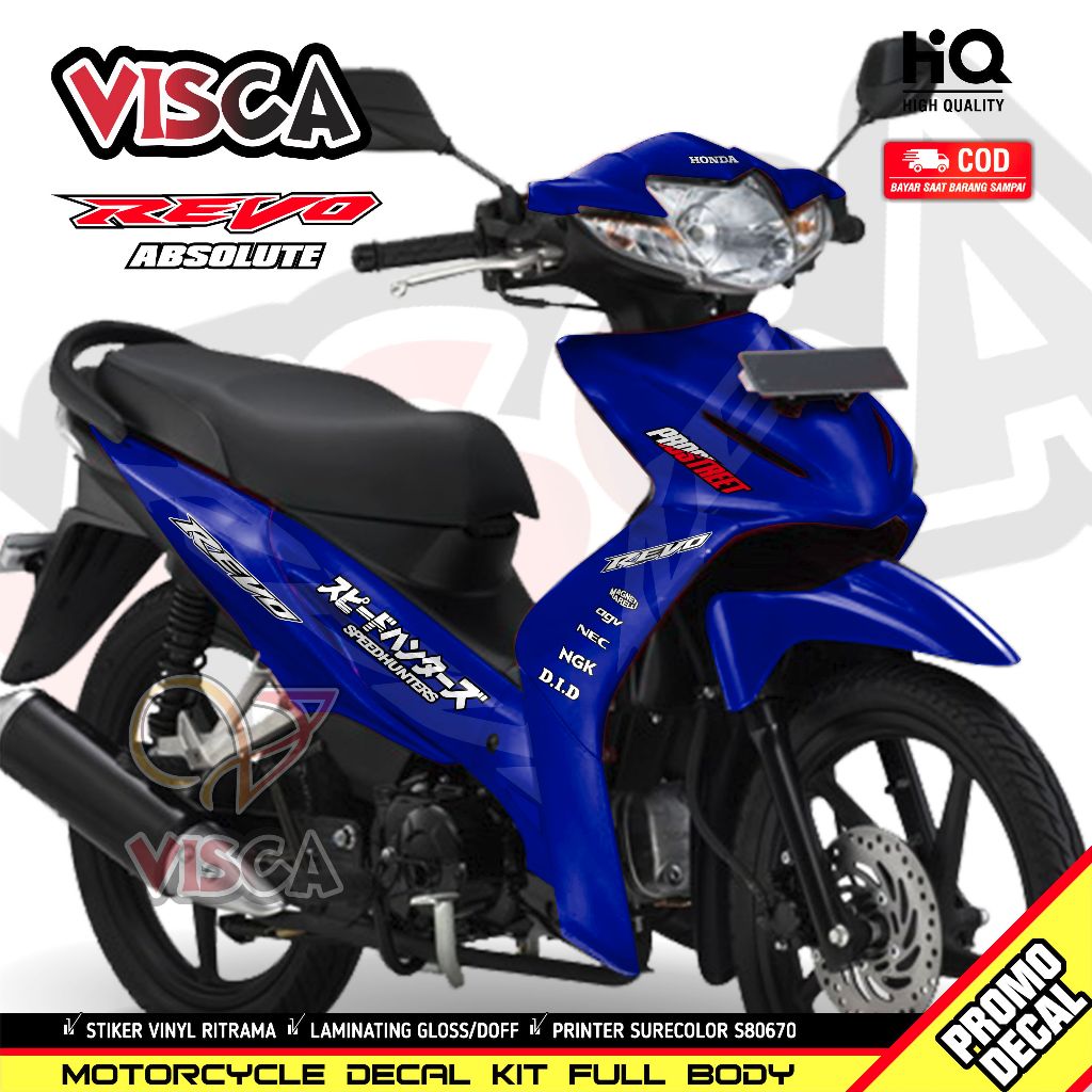 Decal Revo Absolute 110 Full Body Decal Absolute Revo Full Body Stiker Revo Absolute 110 Full Body S