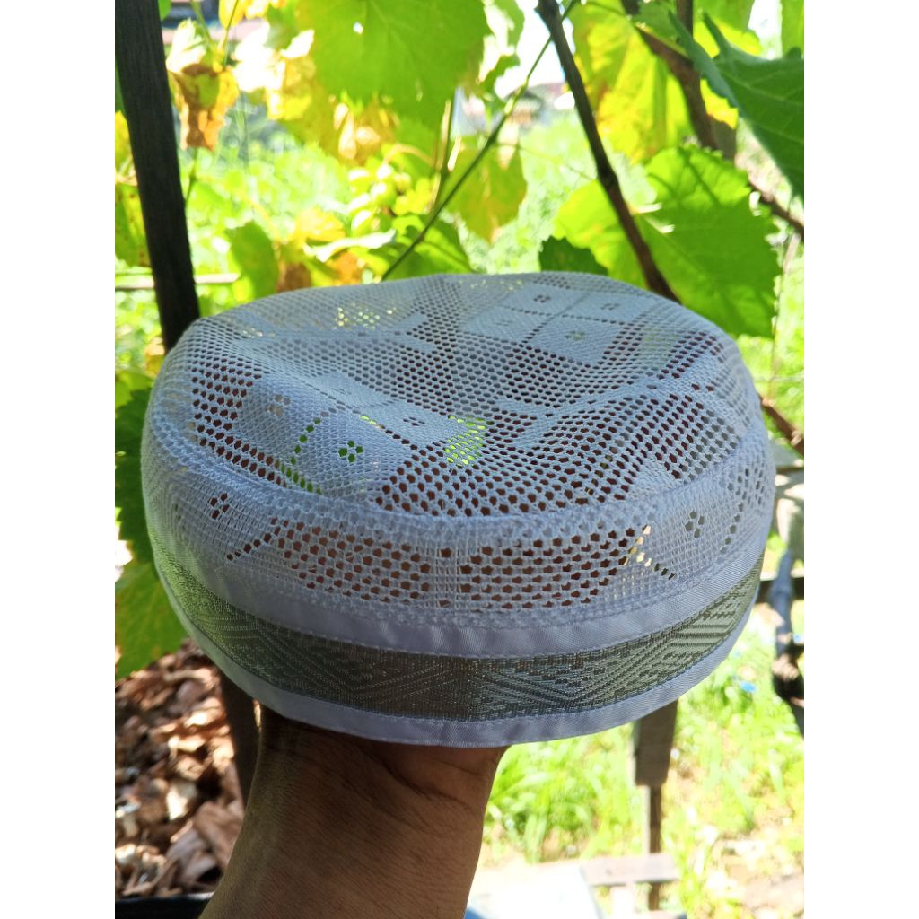 kopiah madinah jaring peci haji kopiah jaring