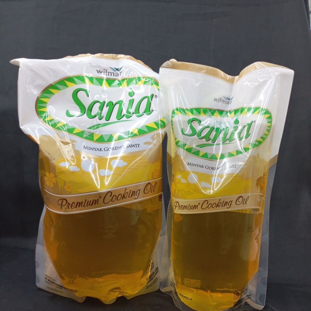 

Minyak Goreng Sania Kemasan pouch 1L & 2L
