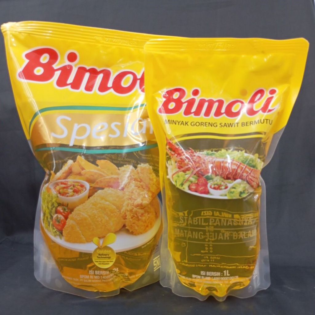 

Minyak Goreng Bimoli kemasan pouch 1L & 2L